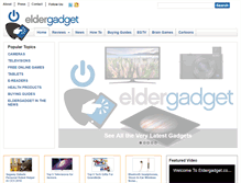 Tablet Screenshot of eldergadget.com